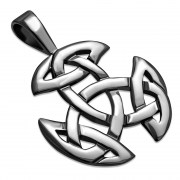 Silver Celtic Knot Pendant, pn025